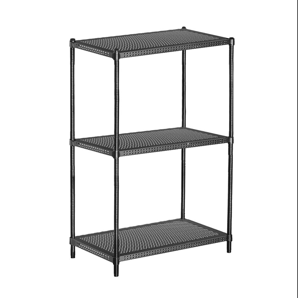 【免運】莫菲思 沖孔三層鐵架75*45*120cm 置物架 收納架 層架-細節圖2