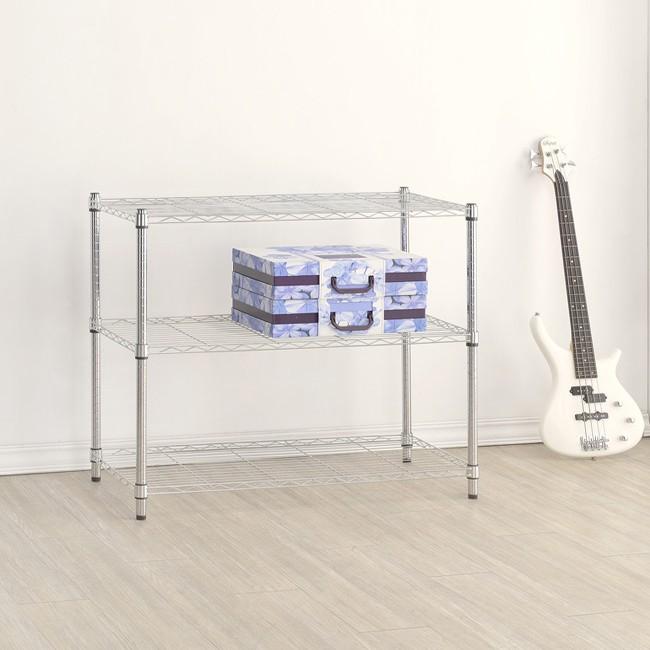 【限時免運】莫菲思 台灣現貨 鐵架 海克力士 三層架 90*45*60cm-細節圖2