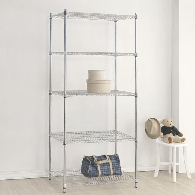 【限時免運】莫菲思 台灣現貨 鐵架 百變王 重網 五層架 90*45*180cm-細節圖2