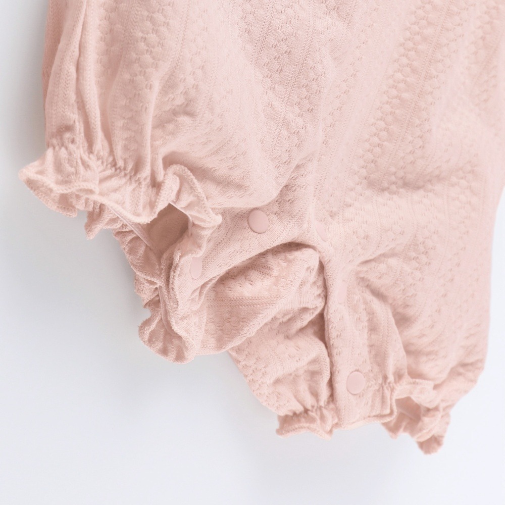 ʟᴏᴠᴇx̆̈ᴋɪᴅs∥期間限定SALE∥現貨70 日本童裝 Branshes直送 蕾絲花邊連身包屁衣 100%棉-細節圖7