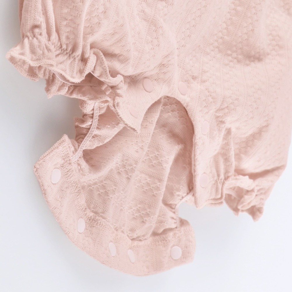 ʟᴏᴠᴇx̆̈ᴋɪᴅs∥期間限定SALE∥現貨70 日本童裝 Branshes直送 蕾絲花邊連身包屁衣 100%棉-細節圖8