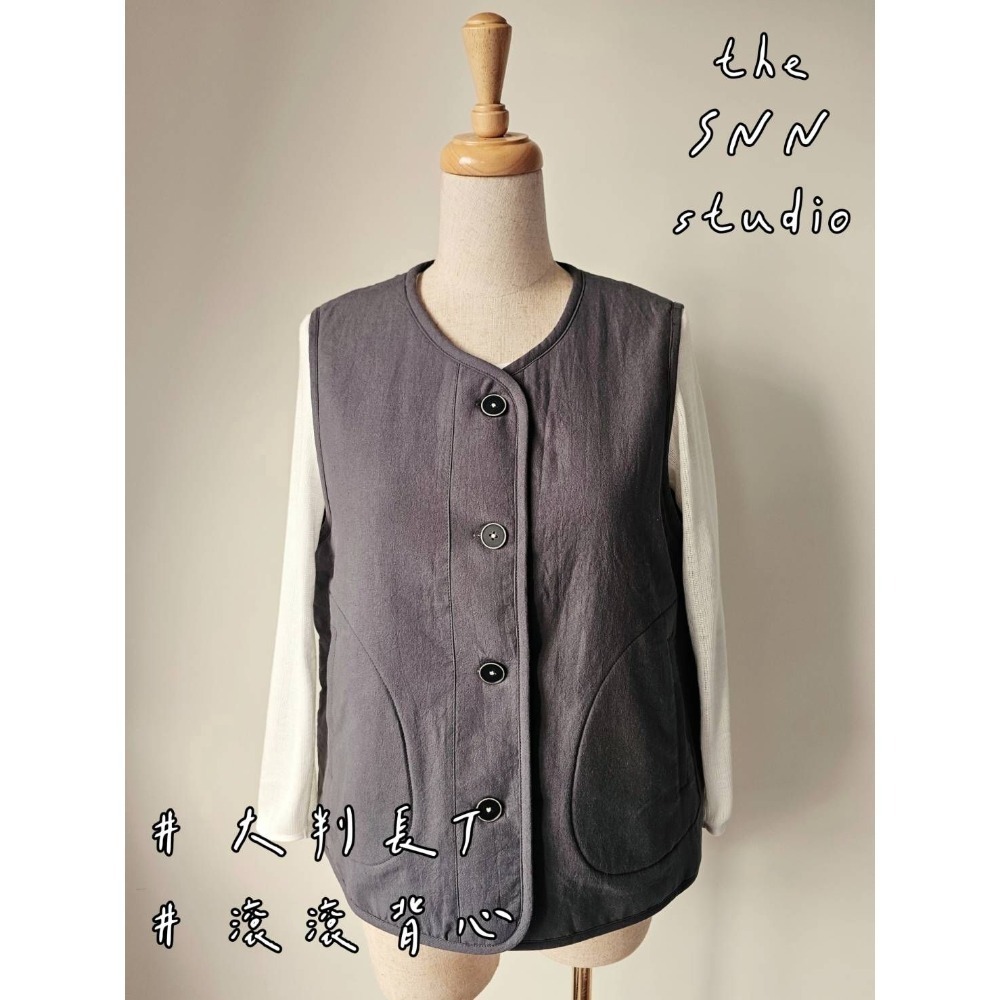 SNN #包邊領長T - 大判款 (需訂製)-細節圖4