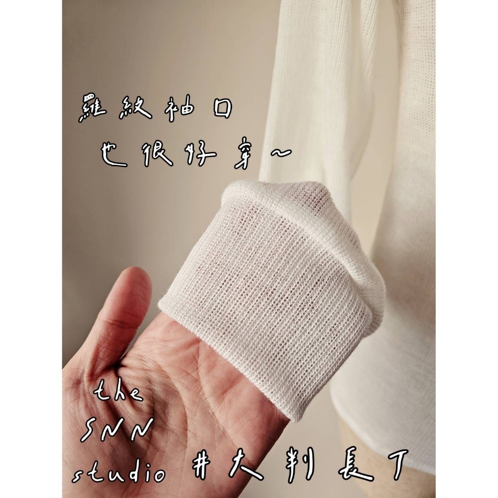 SNN #羅紋領長T - 大判款 (需訂製)-細節圖3