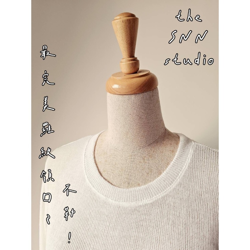 SNN #羅紋領長T (大判) 訂製-細節圖2