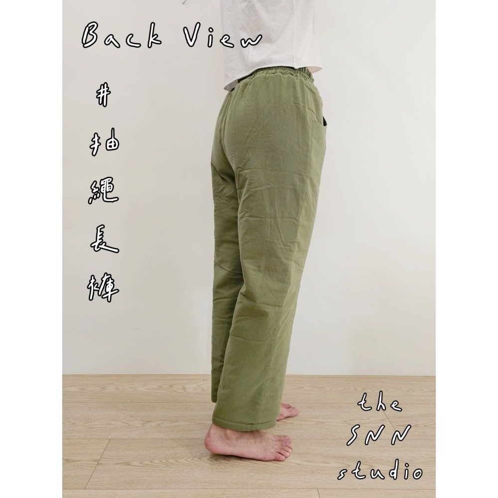 SNN #抽繩長褲 - 水洗棉 (床單) 訂製&現貨-細節圖4