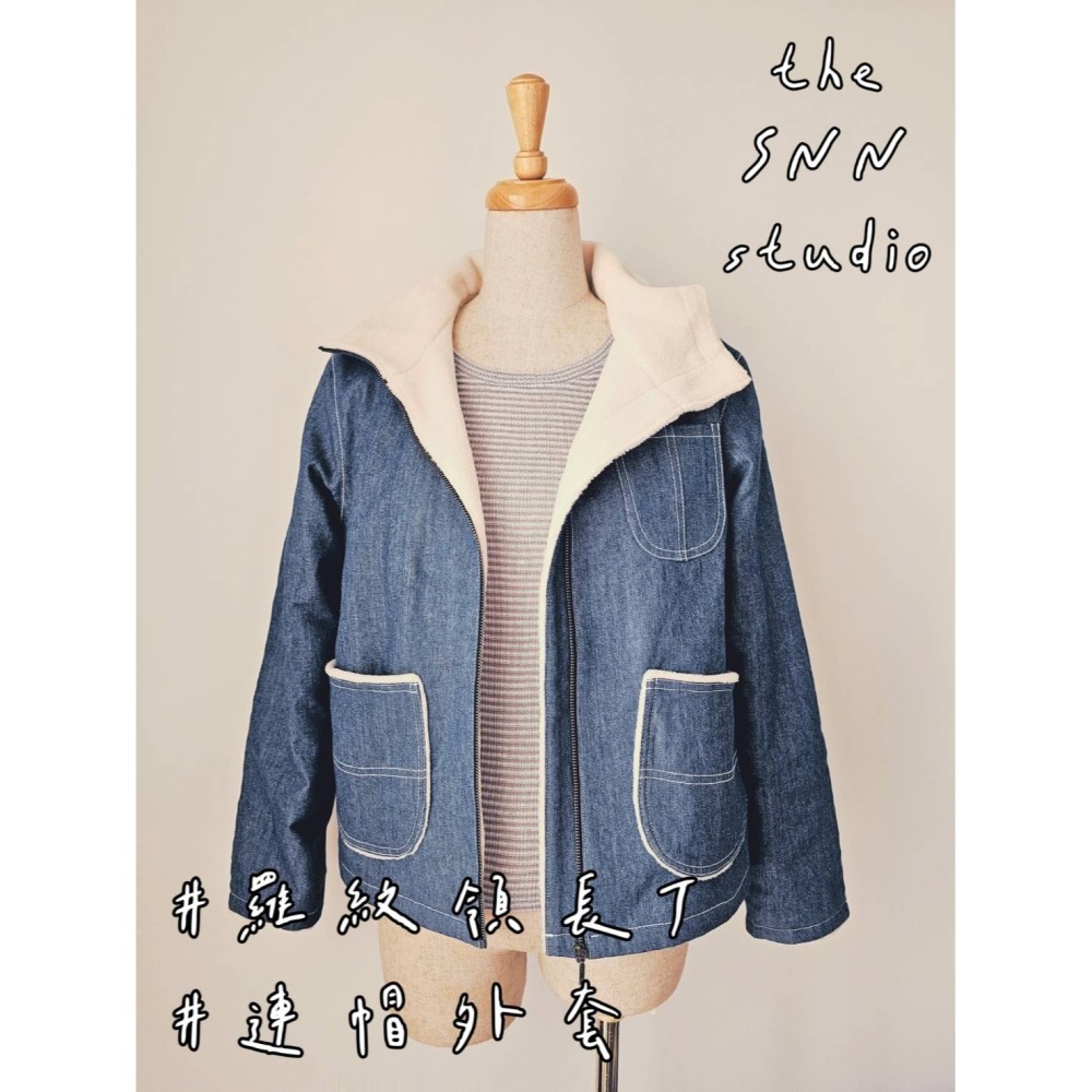 2025/ SNN #羅紋領長T - 風采款（需訂製）-細節圖3