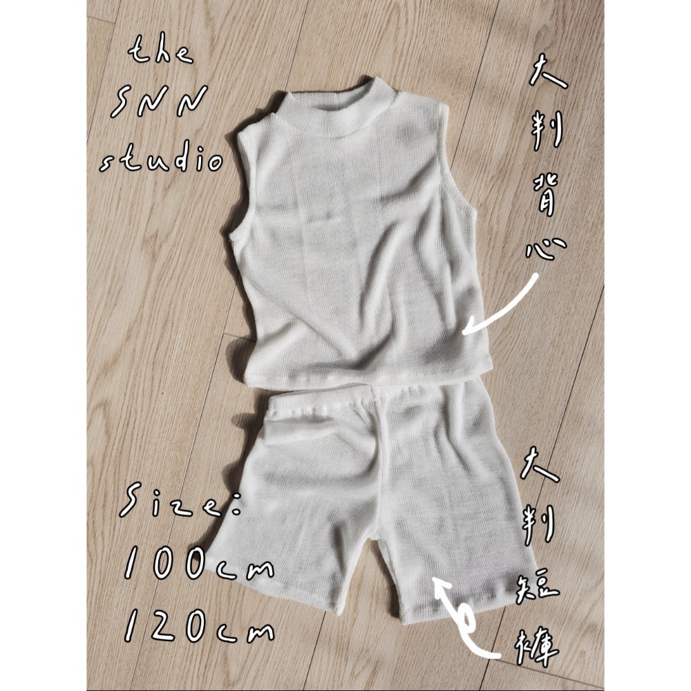 SNN 兒童 #居家套裝 (背心/短袖/短褲) - 大判款 (需訂製)-細節圖2