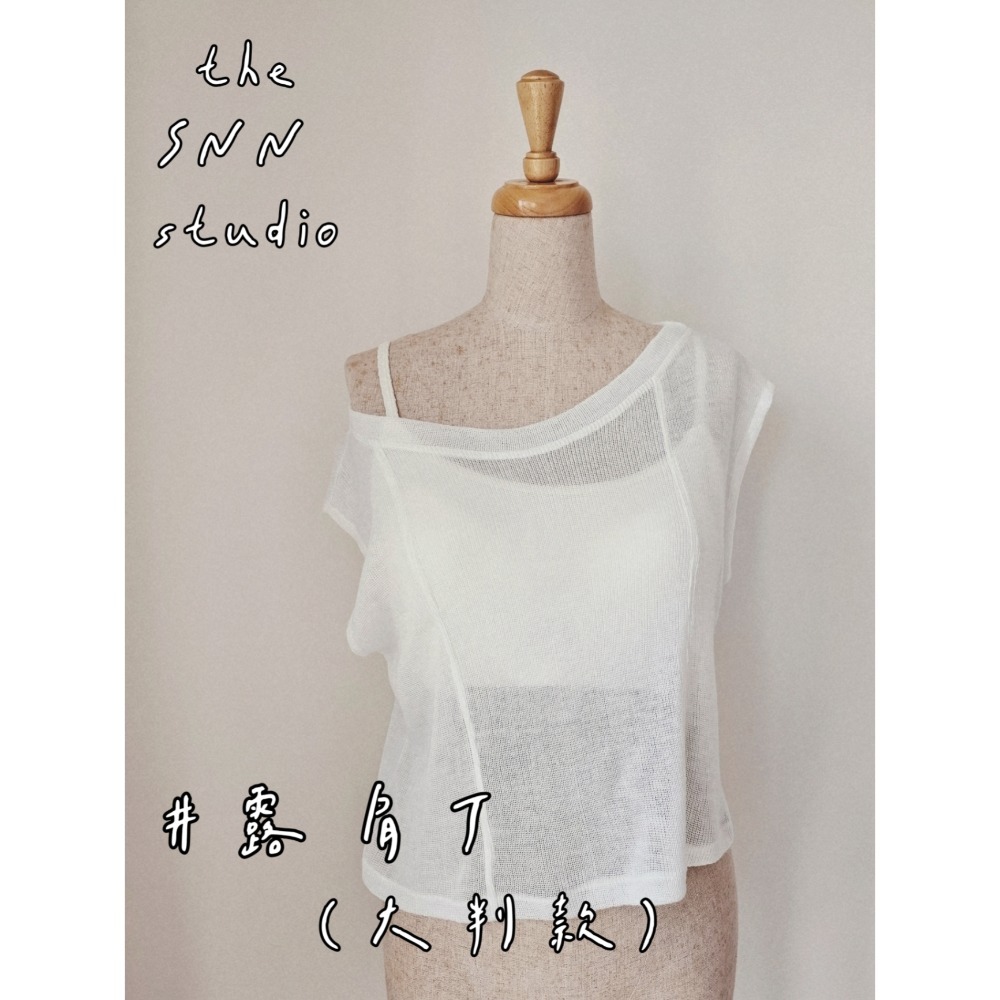 SNN #露肩T - 大判款 (需訂製)-細節圖3