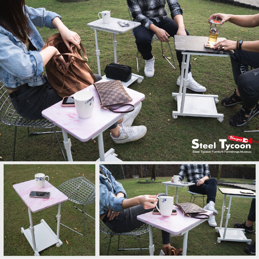 簡約風邊桌 可升降.移動｜3色可選-細節圖4