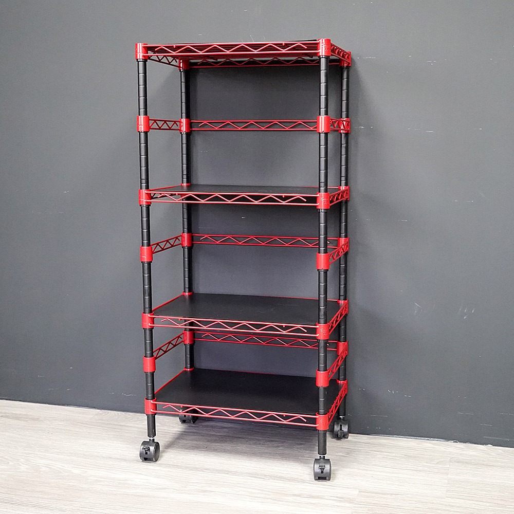 護盾式四層置物架 ( 28x43x90 / 120cm )｜4色可選-細節圖4