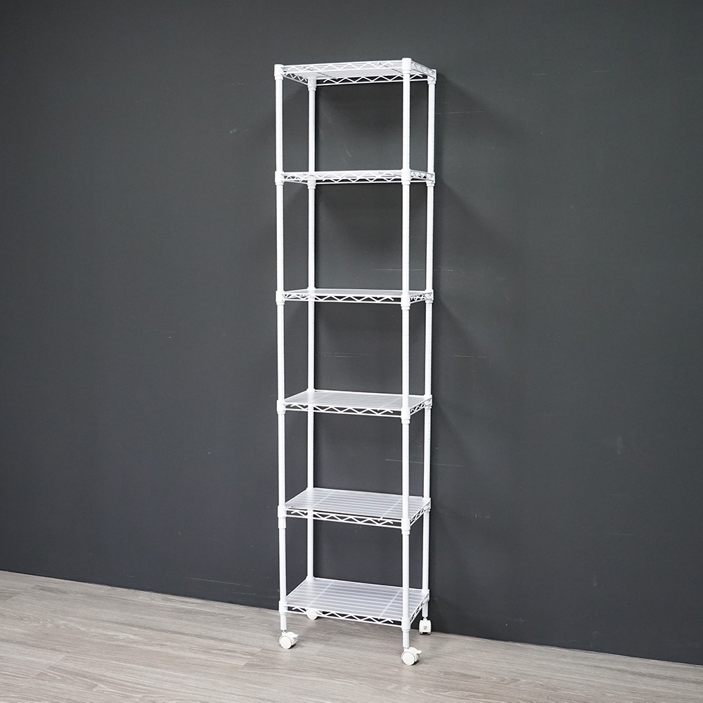 六層置物架 ( 28x43x150/180cm )｜4色可選-細節圖3