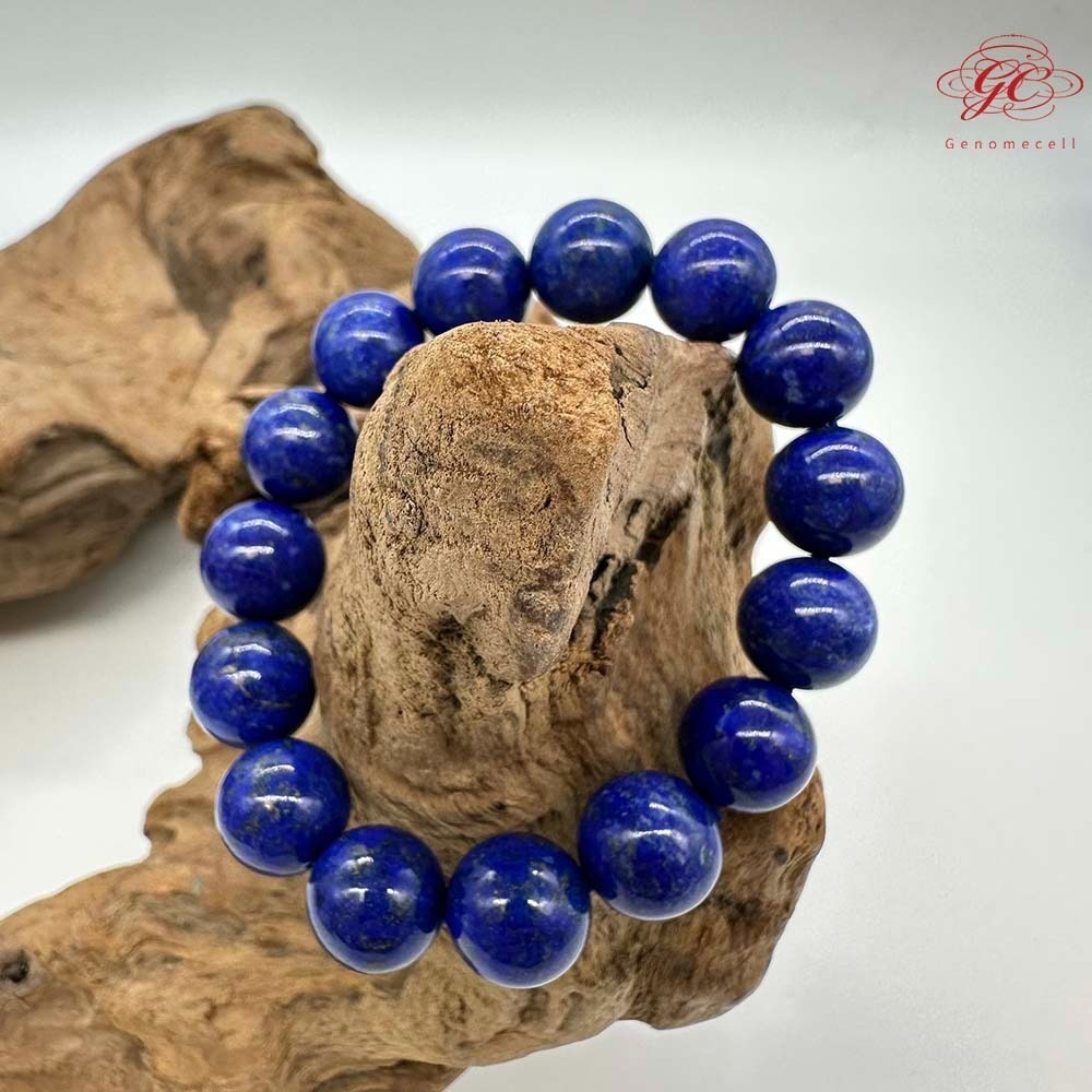 【肌容雪】青金石單圈手串 編號B45-細節圖2