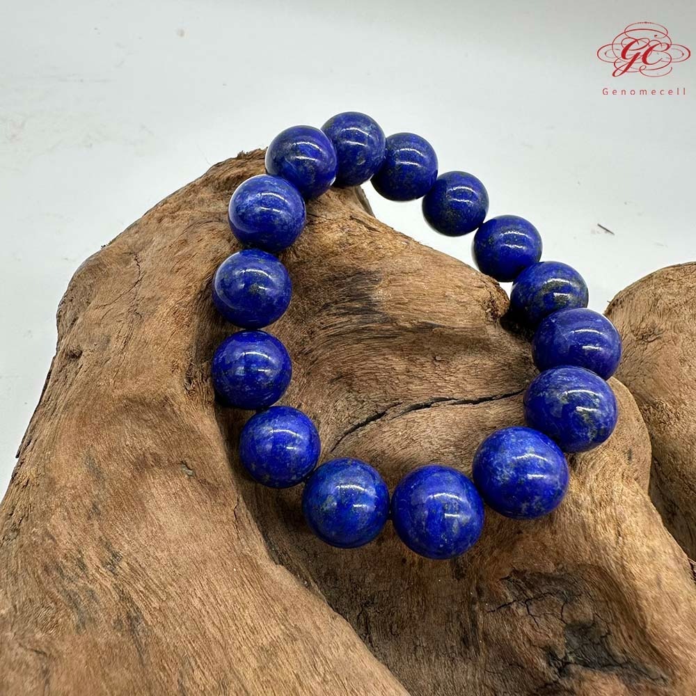 【肌容雪】青金石單圈手串 編號B45-細節圖10