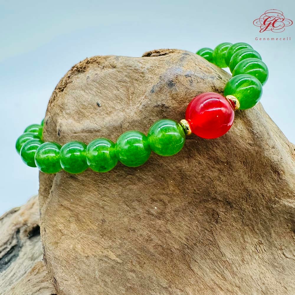 【肌容雪】琁玉瑤珠單圈手串 編號B52-細節圖3