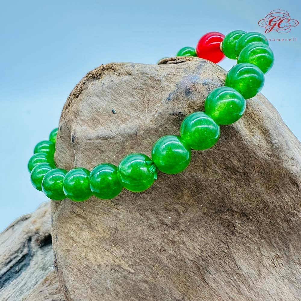 【肌容雪】琁玉瑤珠單圈手串 編號B52-細節圖4