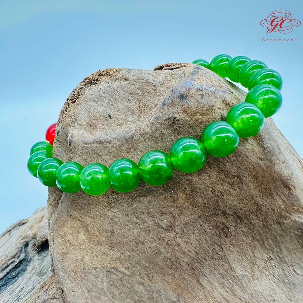 【肌容雪】琁玉瑤珠單圈手串 編號B52-細節圖5