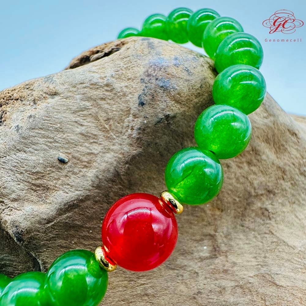 【肌容雪】琁玉瑤珠單圈手串 編號B52-細節圖7