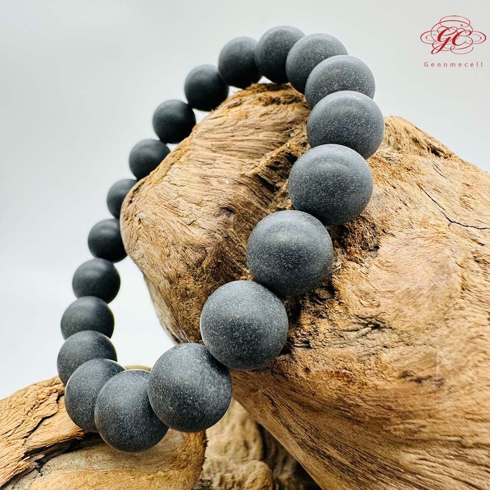 【肌容雪】黑色琁玉瑤珠單圈手串 編號B53-細節圖6