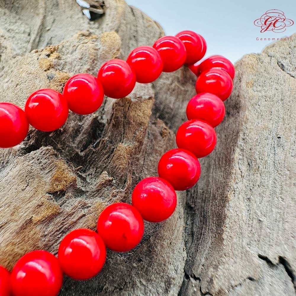 【肌容雪】紅色琁玉瑤珠多圈珠鍊 編號B58-細節圖6