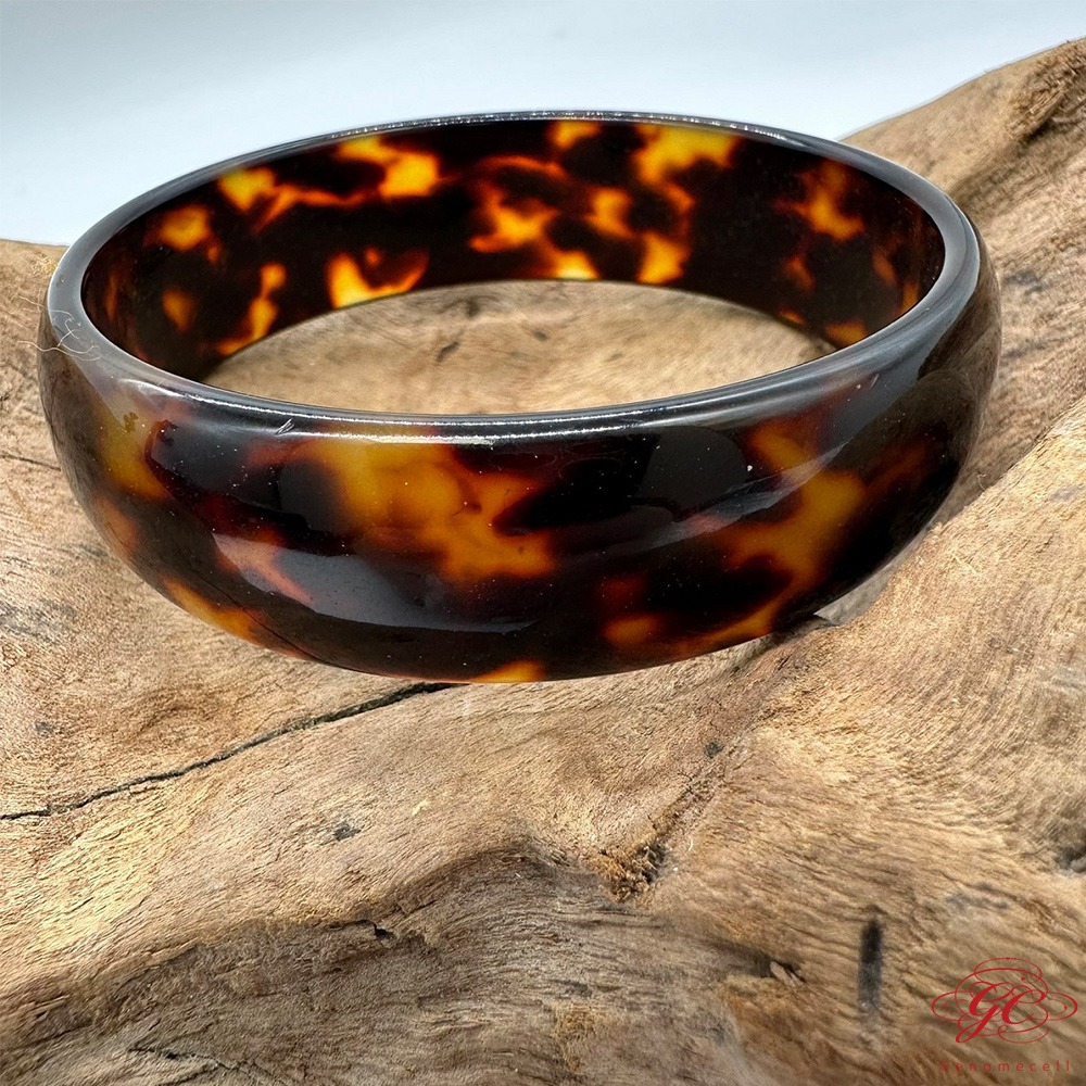 【肌容雪】玳瑁手鐲 編號B150-細節圖2