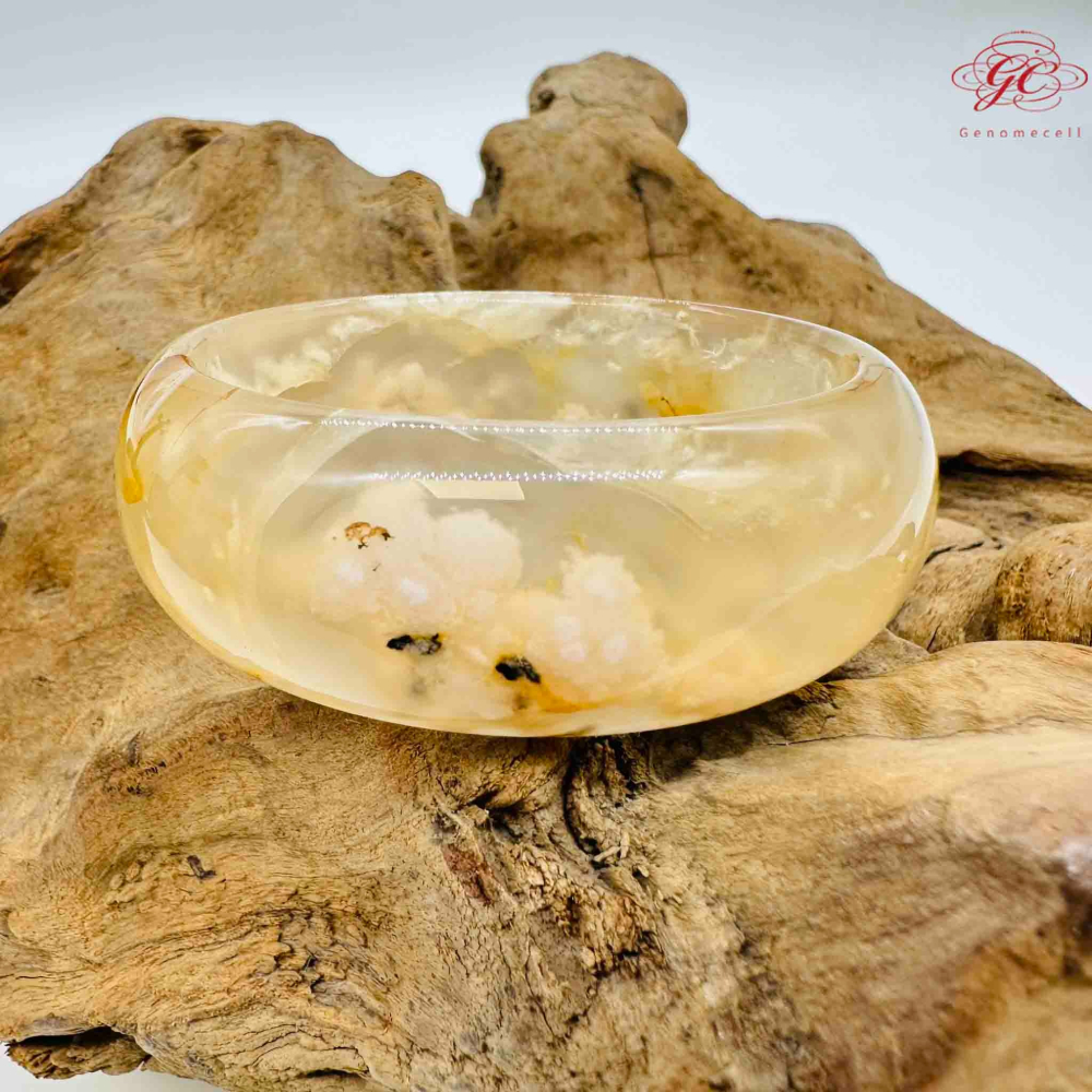 【肌容雪】櫻花瑪瑙手鐲 編號B176-細節圖3