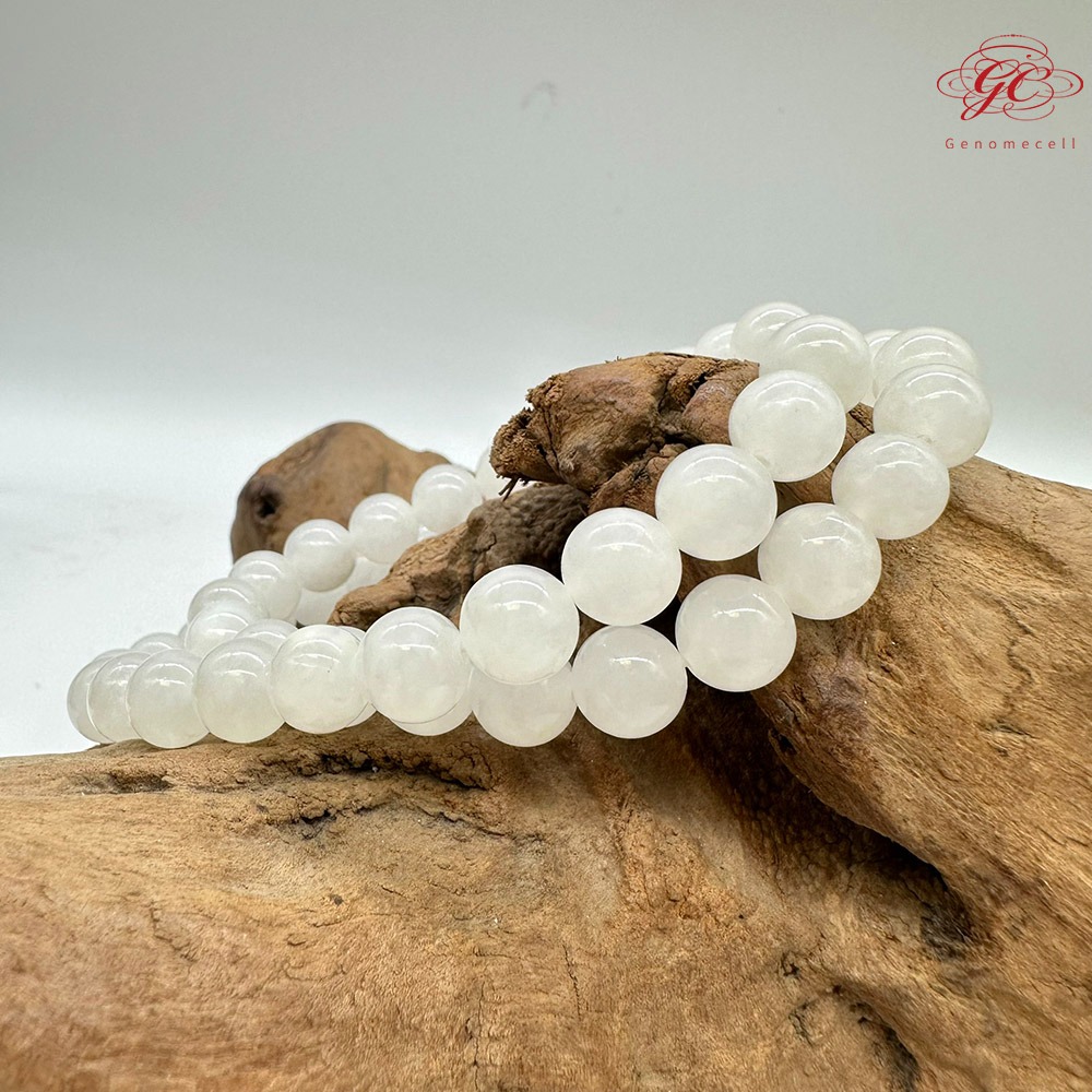 【肌容雪】和田玉珠串 編號B184-細節圖3