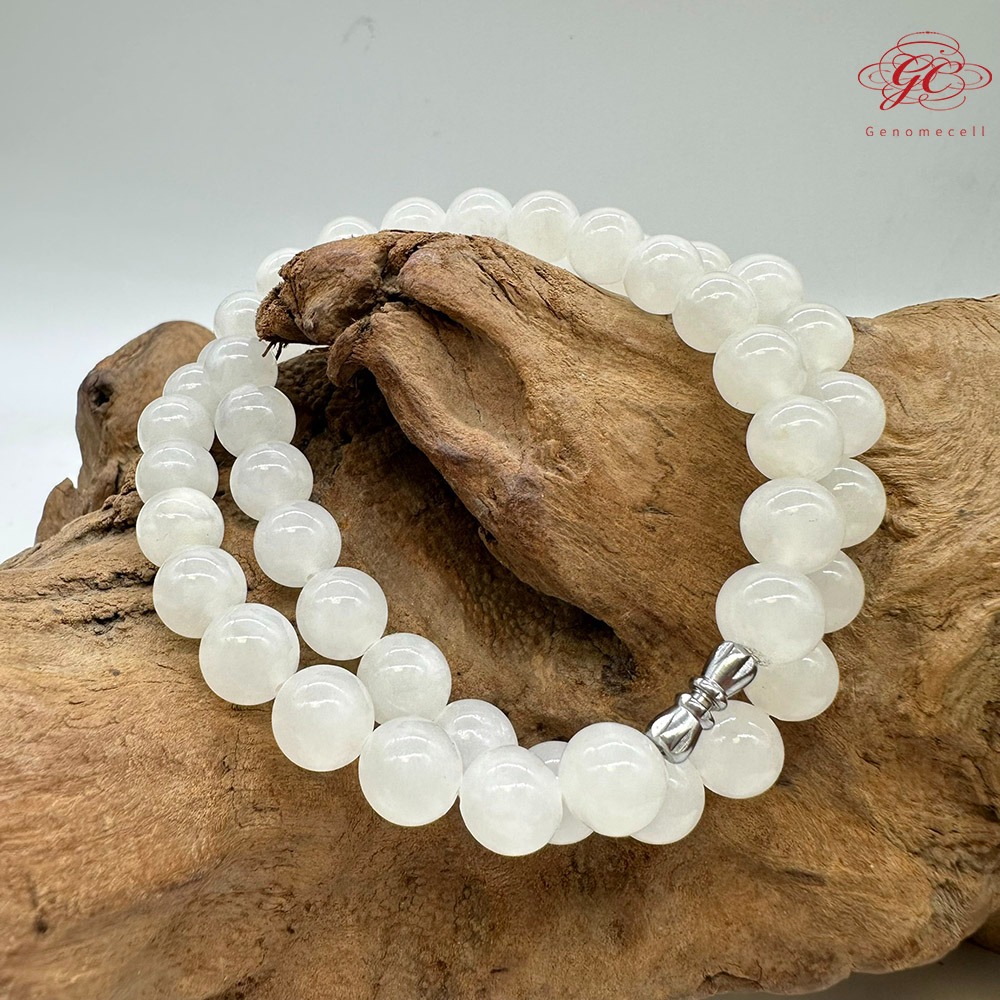 【肌容雪】和田玉珠串 編號B184-細節圖4