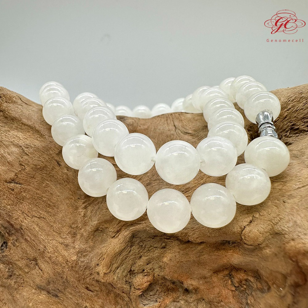 【肌容雪】和田玉珠串 編號B184-細節圖5