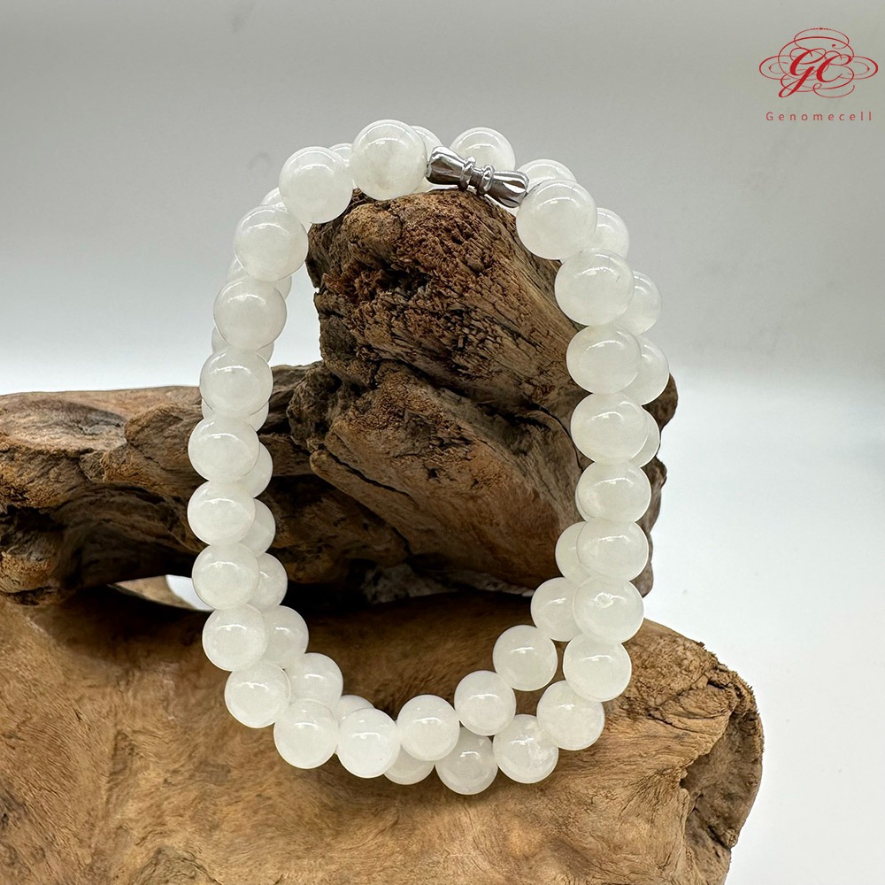 【肌容雪】和田玉珠串 編號B184-細節圖9