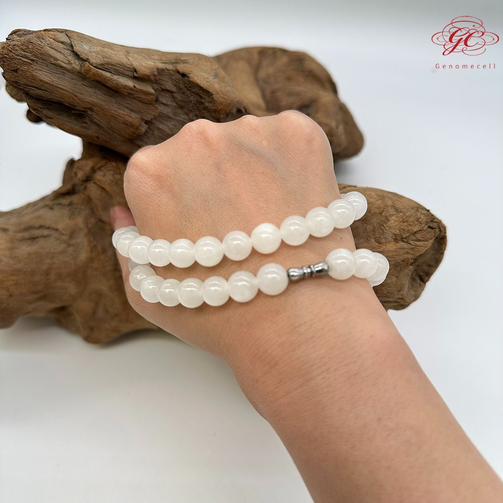 【肌容雪】和田玉珠串 編號B184-細節圖10