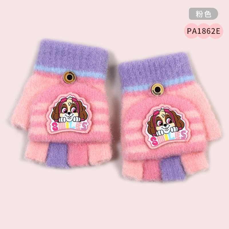 汪汪隊手套 兒童手套 保暖 半指手套(適合3-8歲)-規格圖8