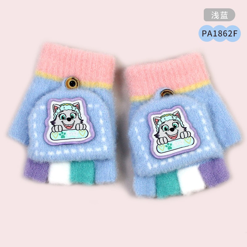 汪汪隊手套 兒童手套 保暖 半指手套(適合3-8歲)-規格圖8