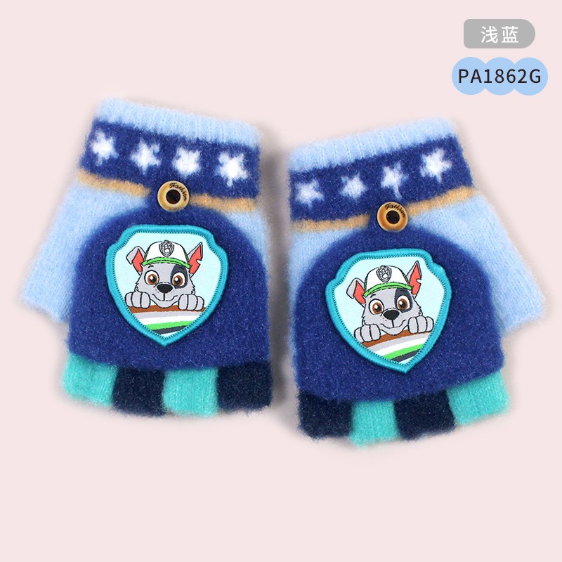 汪汪隊手套 兒童手套 保暖 半指手套(適合3-8歲)-規格圖8