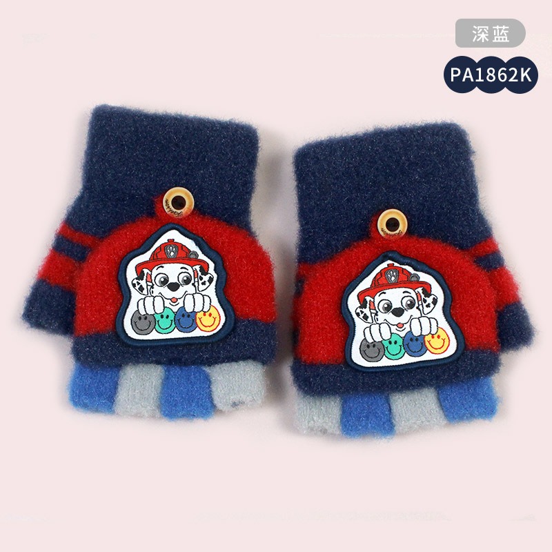 汪汪隊手套 兒童手套 保暖 半指手套(適合3-8歲)-規格圖8