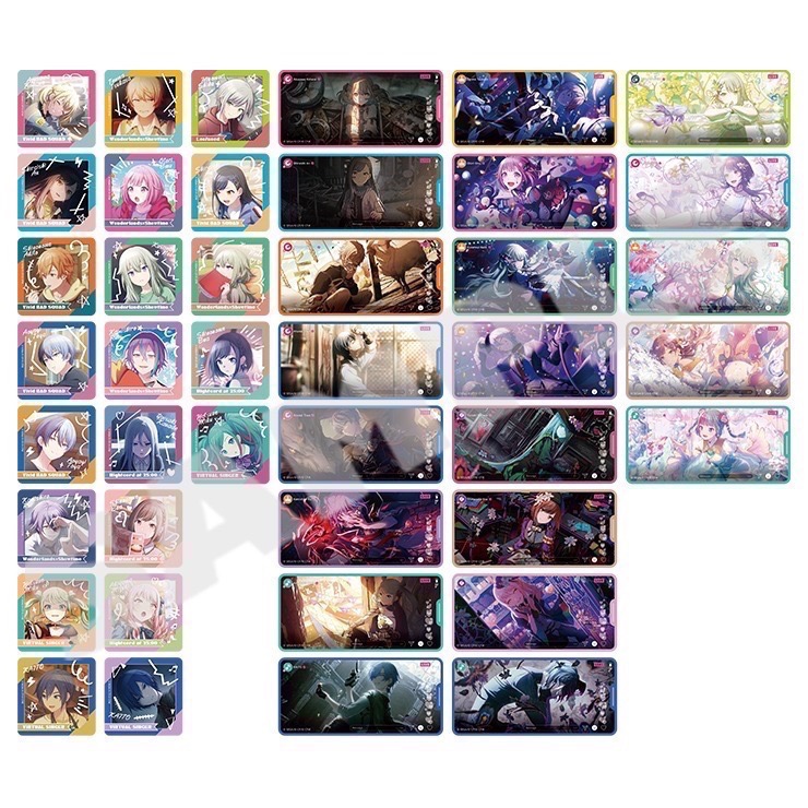 代購日本🇯🇵世界計畫 feat.初音未來 vol.3 C（全42種+21種）貼紙1盒（11包）抱盒-細節圖5