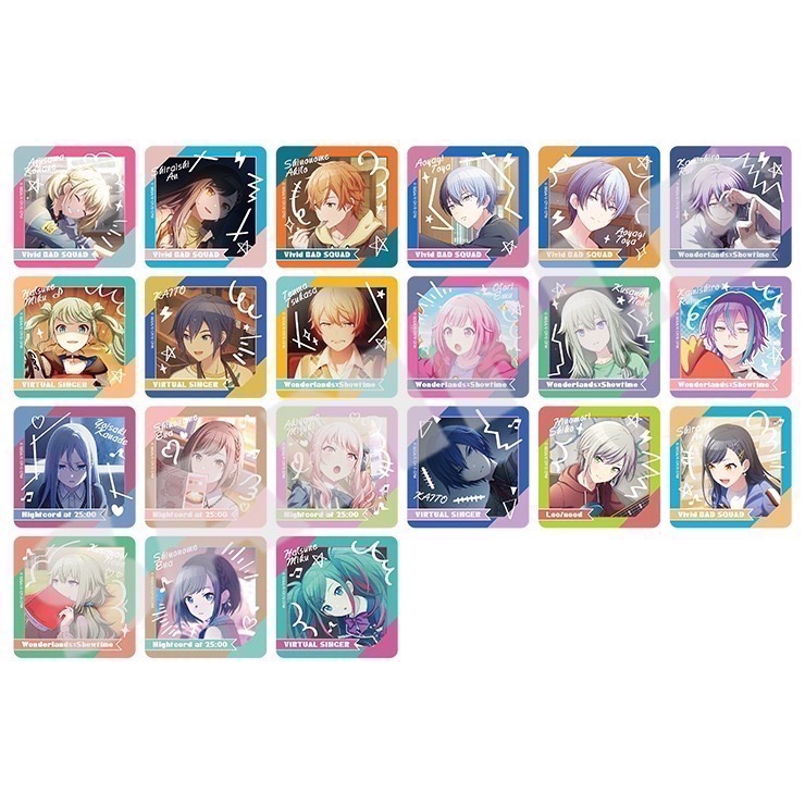 代購日本🇯🇵世界計畫 feat.初音未來 vol.3 C（全42種+21種）貼紙1盒（11包）抱盒-細節圖8