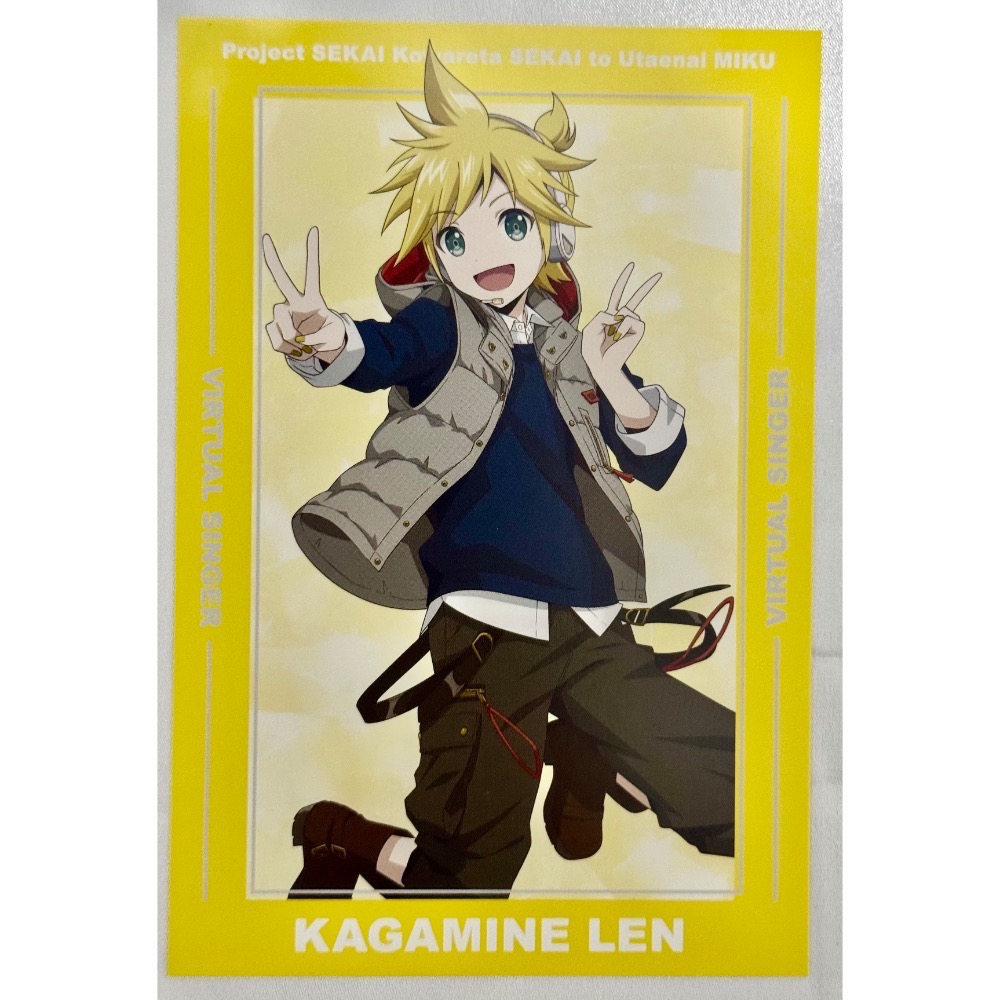 代購日本🇯🇵世界計畫 feat.初音未來 劇場版 特典（5張）草薙寧寧 白石杏 小豆澤心羽 花里實乃理 鏡音連-細節圖5