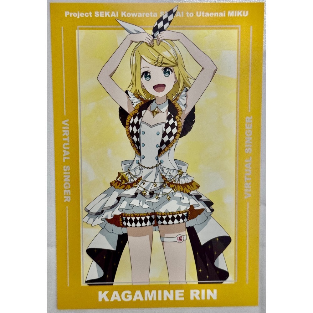 代購日本🇯🇵世界計畫 feat.初音未來 劇場版 特典（5張）鳳笑夢 白石杏 小豆澤心羽 鏡音鈴 Meiko-細節圖4