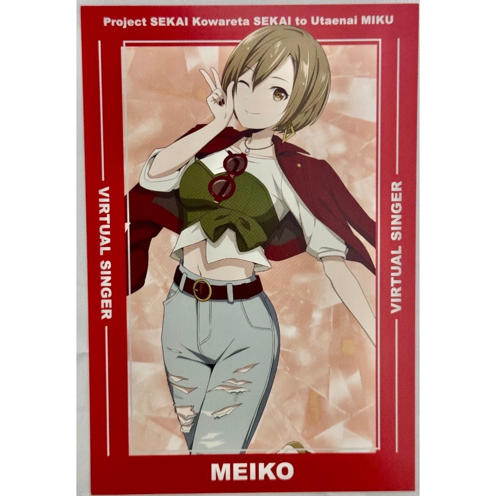 代購日本🇯🇵世界計畫 feat.初音未來 劇場版 特典（5張）鳳笑夢 白石杏 小豆澤心羽 鏡音鈴 Meiko-細節圖5