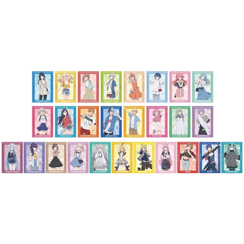 代購日本🇯🇵世界計畫 feat.初音未來 劇場版 特典（5張）鳳笑夢 白石杏 小豆澤心羽 鏡音鈴 Meiko-細節圖6