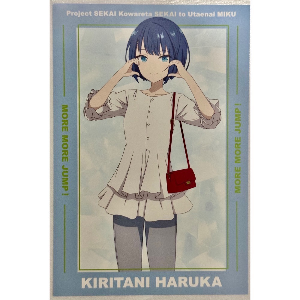 代購日本🇯🇵世界計畫 feat.初音未來 劇場版 特典（5張）桃井愛莉 日野森雫 桐谷遙  花里實乃理 日野森志步-細節圖3