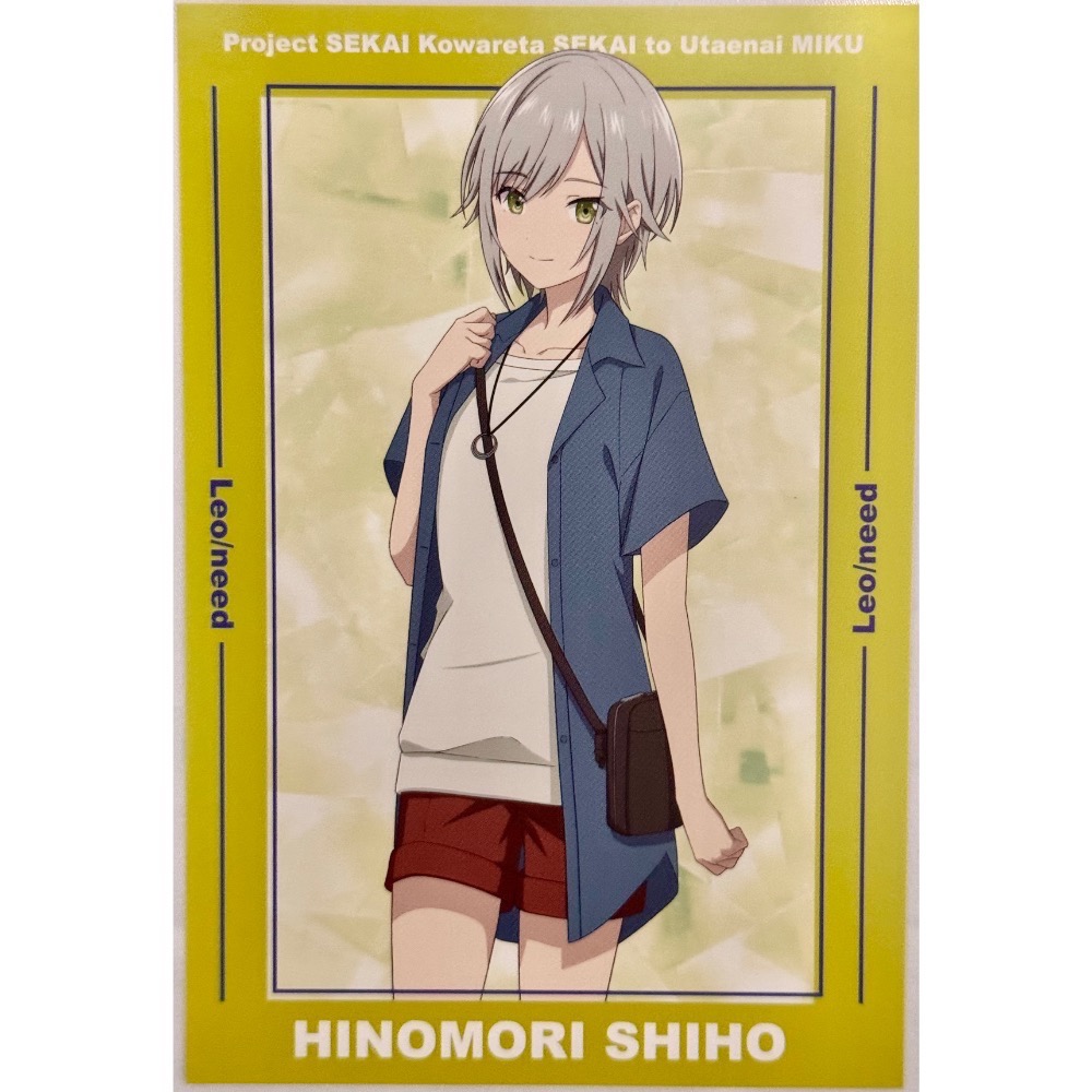 代購日本🇯🇵世界計畫 feat.初音未來 劇場版 特典（5張）天馬咲希 星乃一歌 日野森雫 日野森志步  Meiko-細節圖4