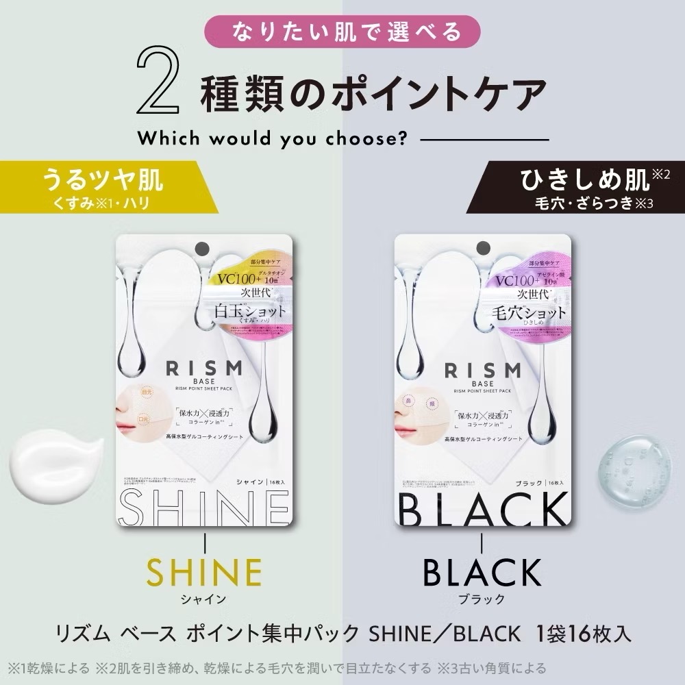 代購日本🇯🇵RISM 基礎重點集中面膜 BLACK 毛穴款 16枚/1包 Kevin老師推薦-細節圖7