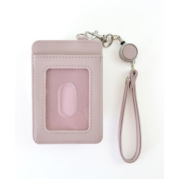 代購日本🇯🇵 SecretDoor 粉色蝴蝶結珍珠證件套 悠遊卡票卡夾 定期入れ パスケース ICカード地雷系ピンク-細節圖2