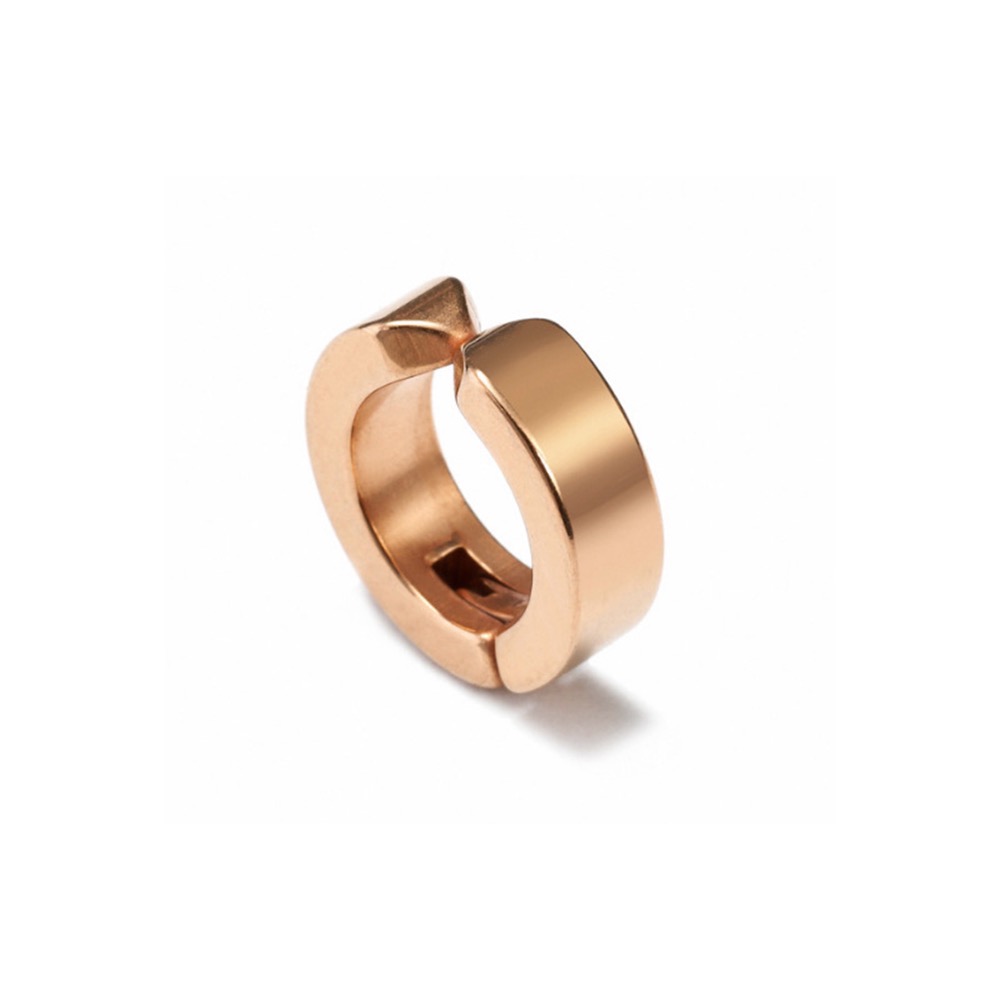 代購日本🇯🇵 blackdia ocean不鏽鋼迷你環狀耳環ミニフープイヤリング耳扣 耳垂 耳骨 地雷系シルバー雙耳-細節圖3