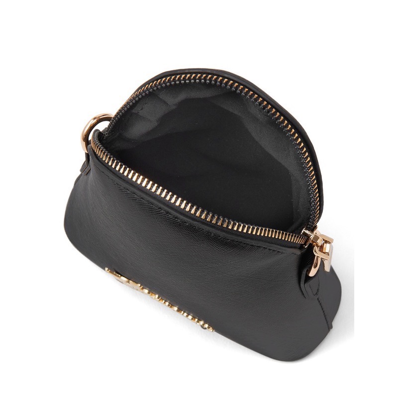 代購日本🇯🇵GRL聯名三麗鷗SANRIO庫洛米KUROMI黑色珍珠單肩包クロミパールショルダーバッグ[tu530]-細節圖5