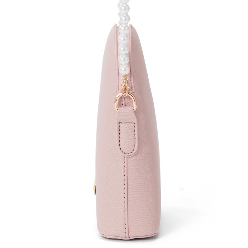 代購日本🇯🇵GRL聯名三麗鷗SANRIO美樂蒂MELODY粉色珍珠單肩メロディパールショルダーバッグ[tu529]-細節圖3