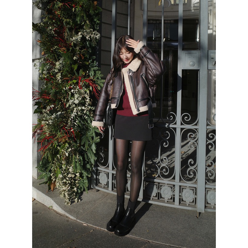 代購日本🇯🇵GRL最新款黑色超薄假透膚絲襪 櫻花妹光腿神器フェイクストッキング[ai17]ブラックfree size-細節圖3