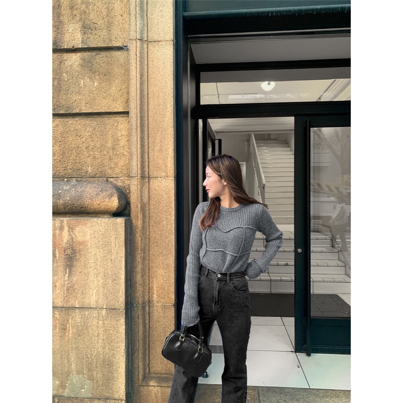 代購日本🇯🇵GRL新款 象牙色 馬甲風針織上衣 ビスチェ風ニットトップス[dpk417]アイボリーfree size-細節圖4