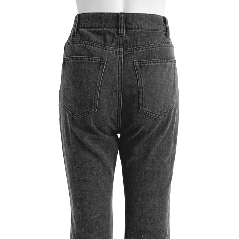 代購日本🇯🇵GRL 現貨M號 新款 流蘇喇叭牛仔褲フリンジフレアデニムパンツ[qu150] ブラック黑色M-細節圖10